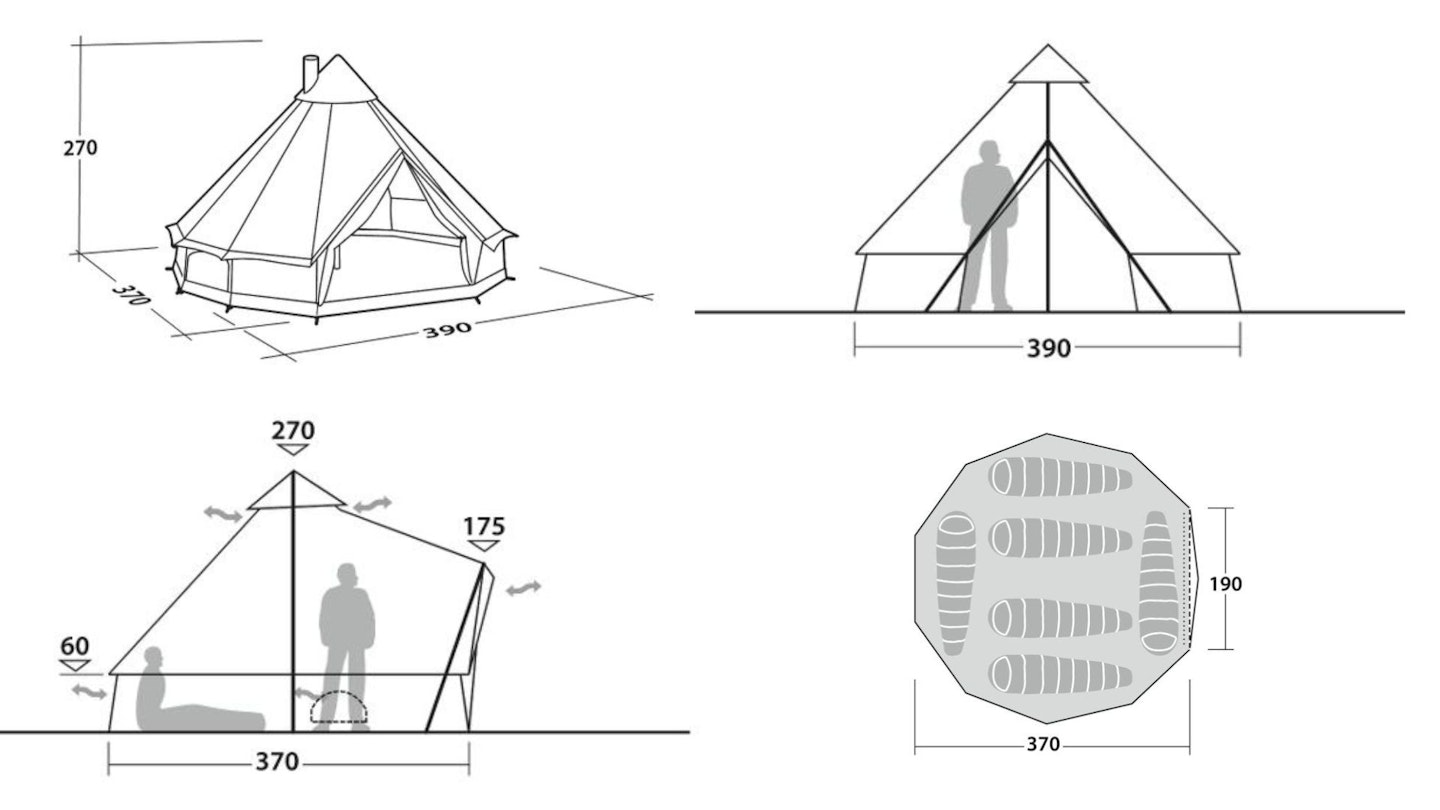 Robens Klondike living space