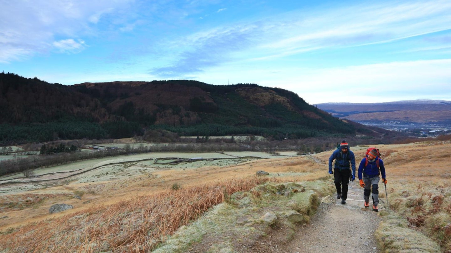 Start of Ben Nevis Mountain Track