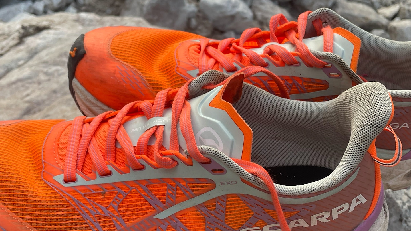 Upper of the Scarpa Golden Gate 2 ATR Trail running shoes