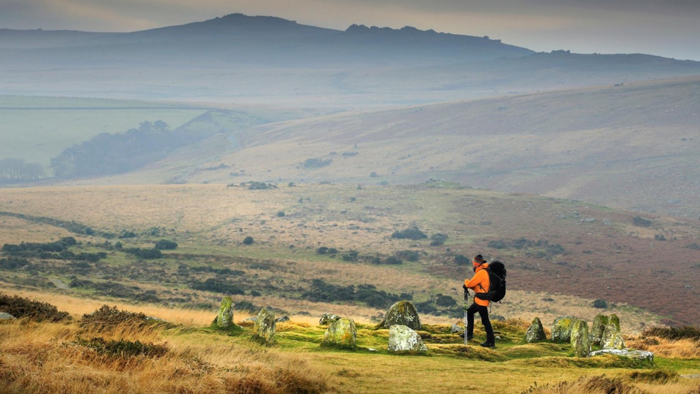 Yes Tor from Nine Stones Cairn Circle Belstone Common