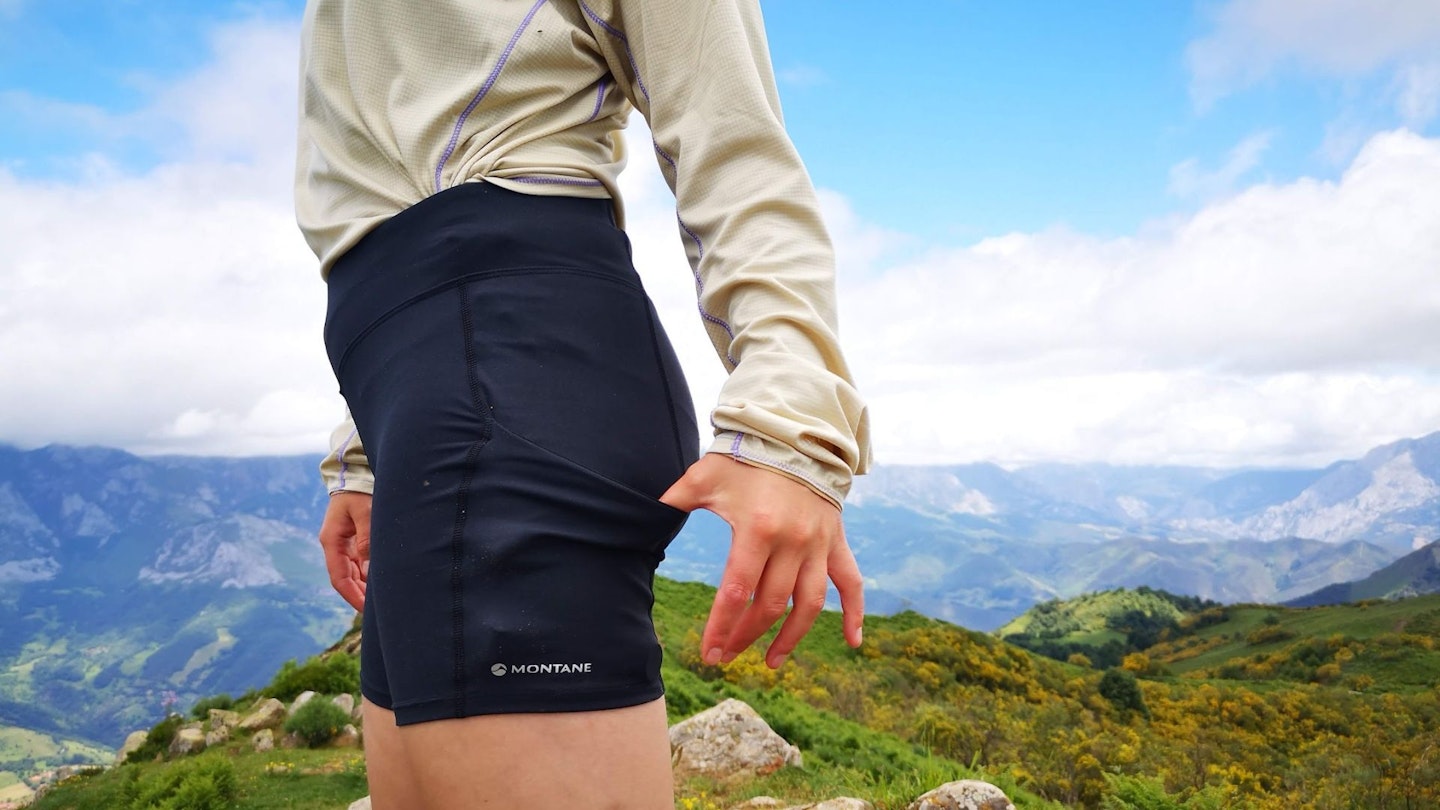 pocket on a pair of montane shorts