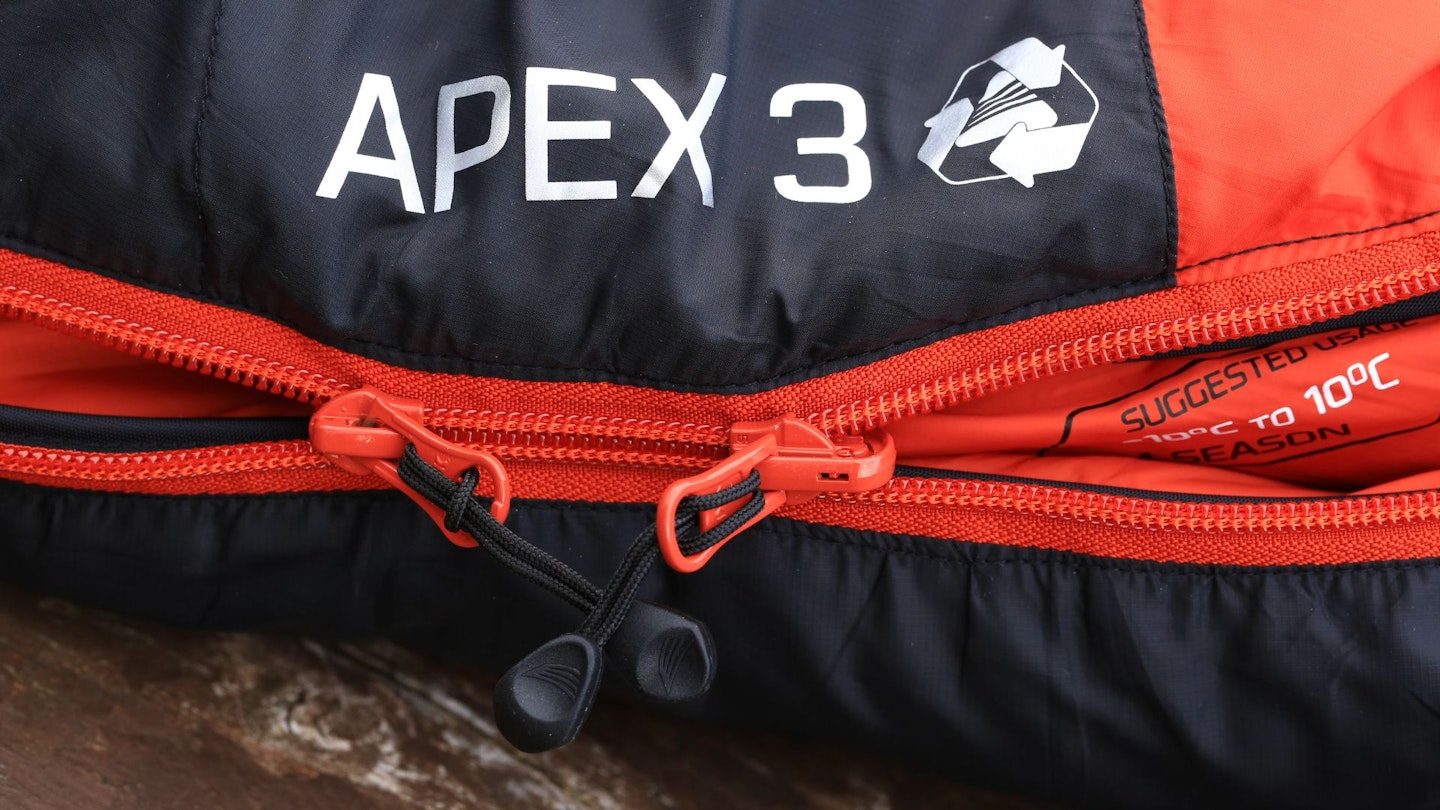 Vango Apex 3 two-way zip