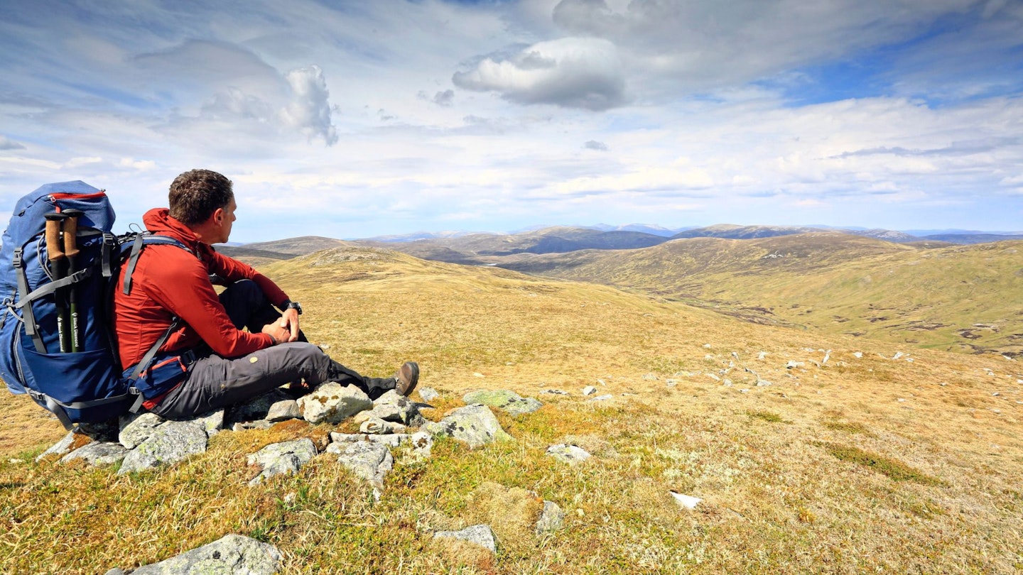 Looking north from Beinn Mheadhonach Cairngorms