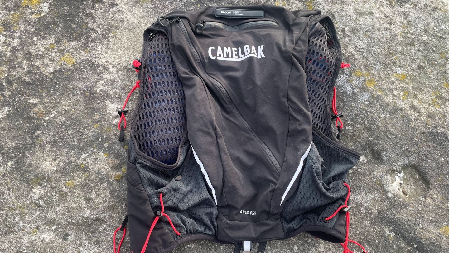 Camelback pack back detail