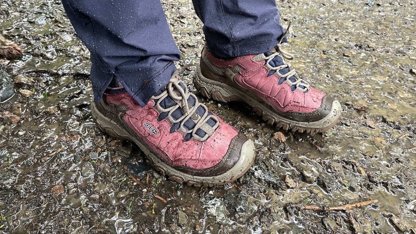 Keen Targhee III Waterproof in the rain