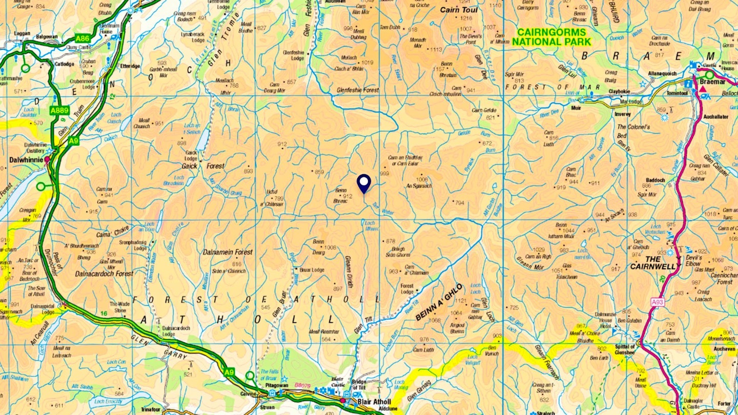 Most remote point in Britain map