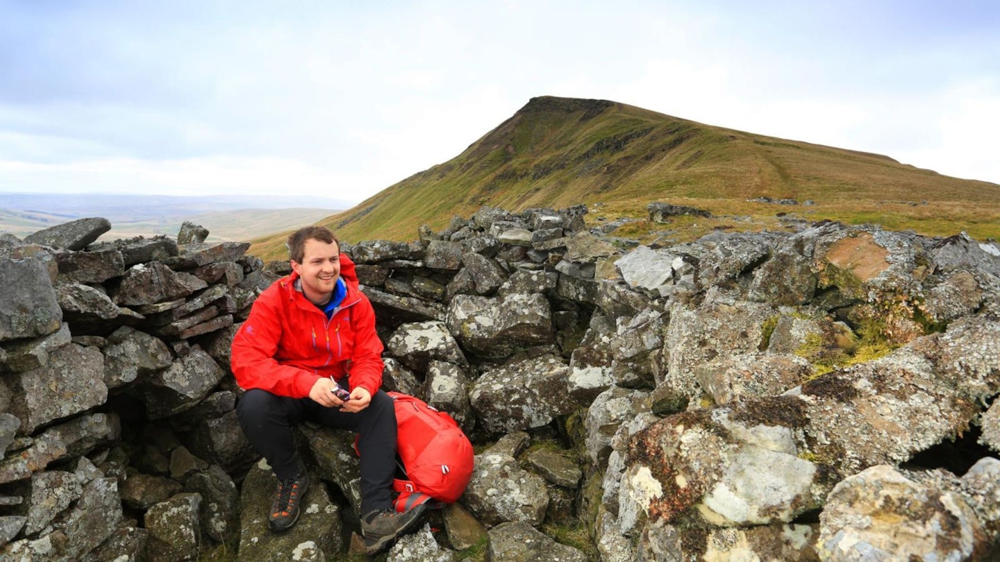 Sitting on the North ridge of Wild Boar Fell