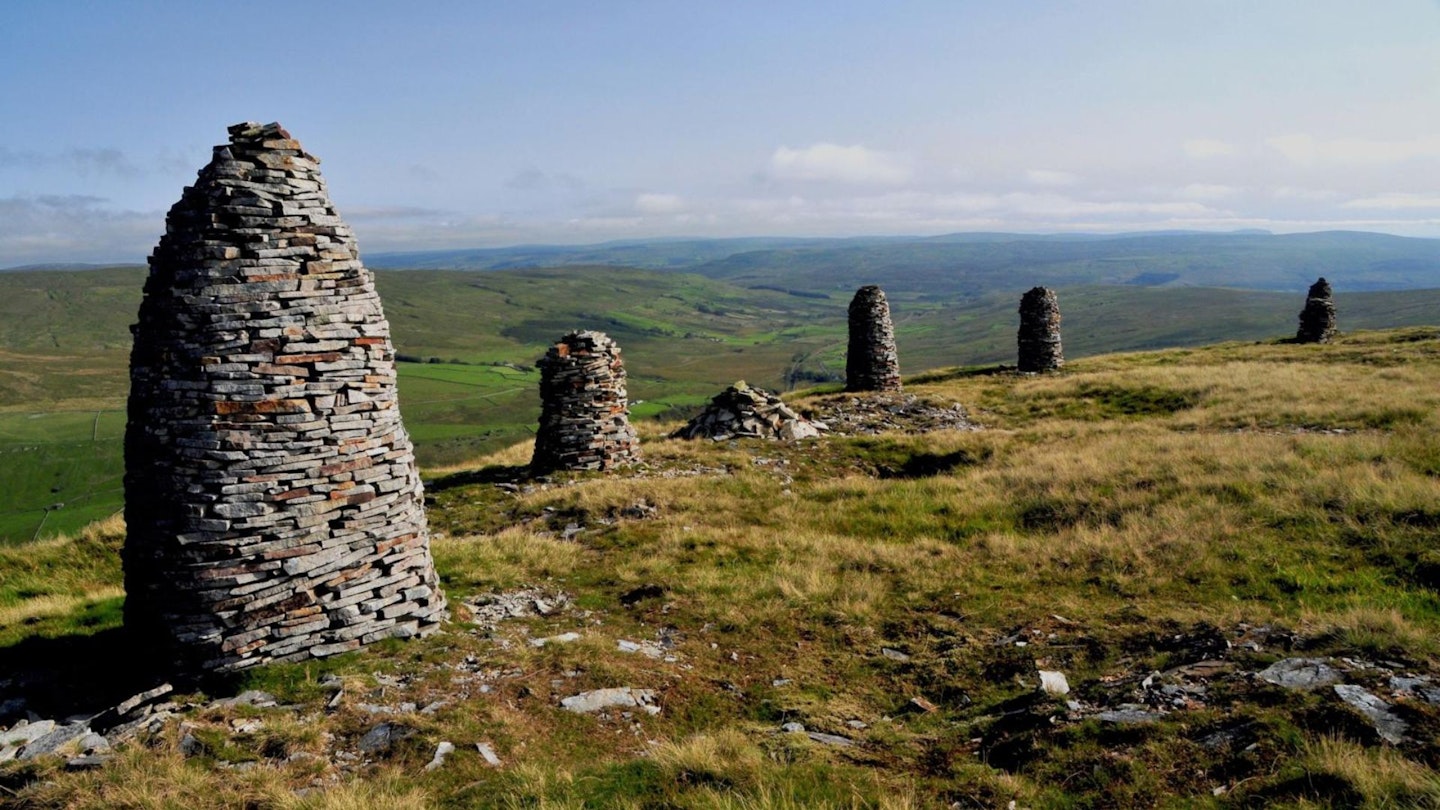 View south from the distinctive cairn