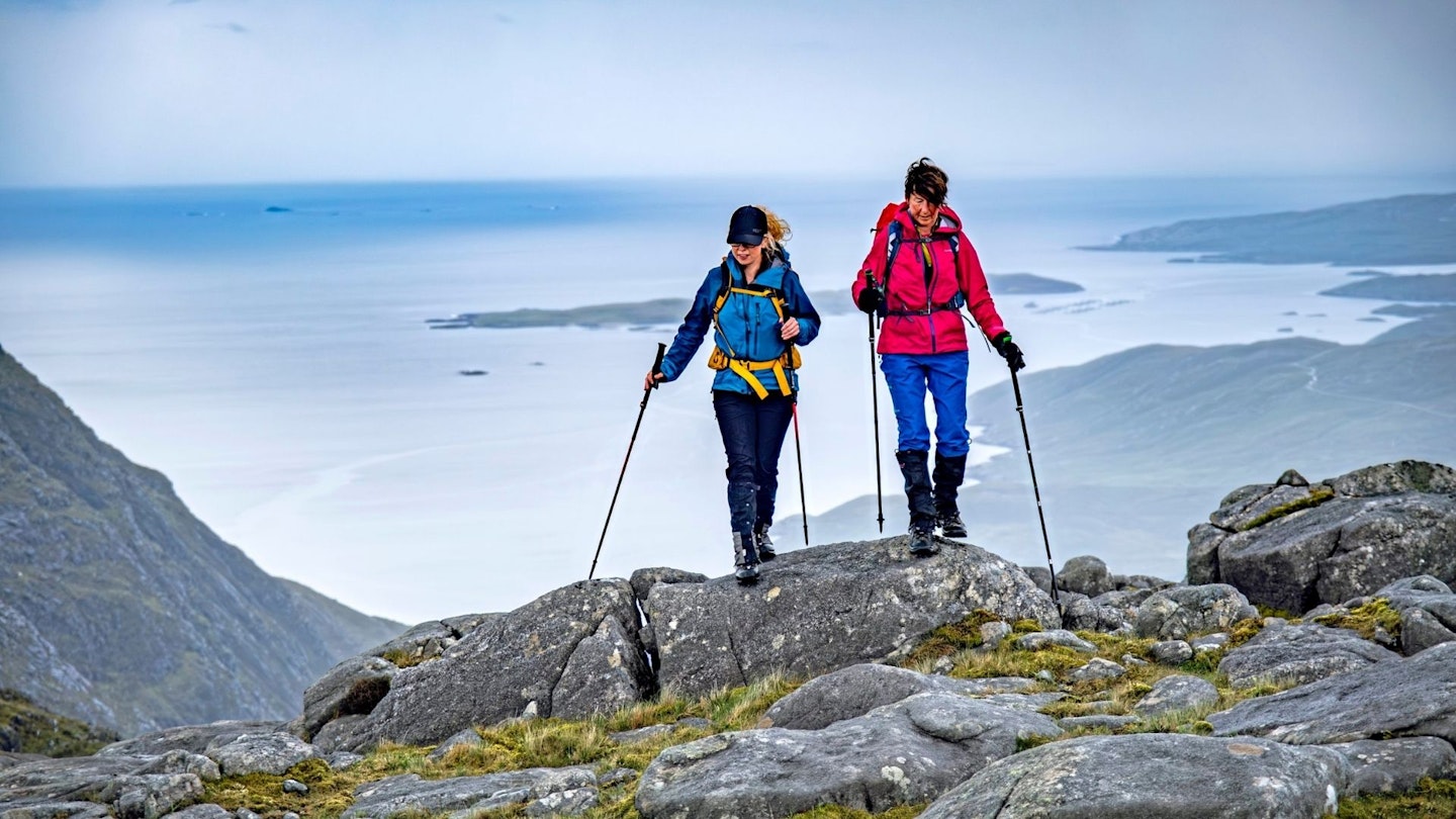 Walking on the Isle of Harris Scotland