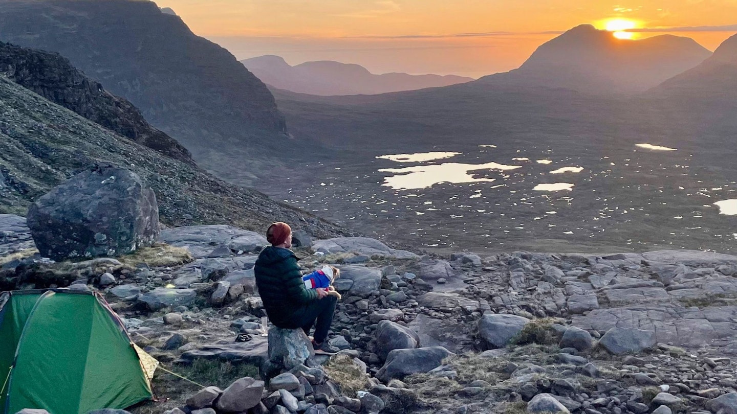 Wild Camping on Beinn Eighe Torridon Scotland