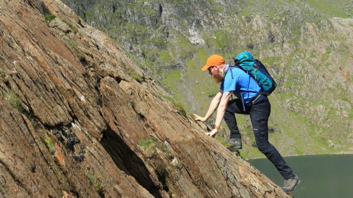 Y Gribyn & Y Lliwedd scramble section