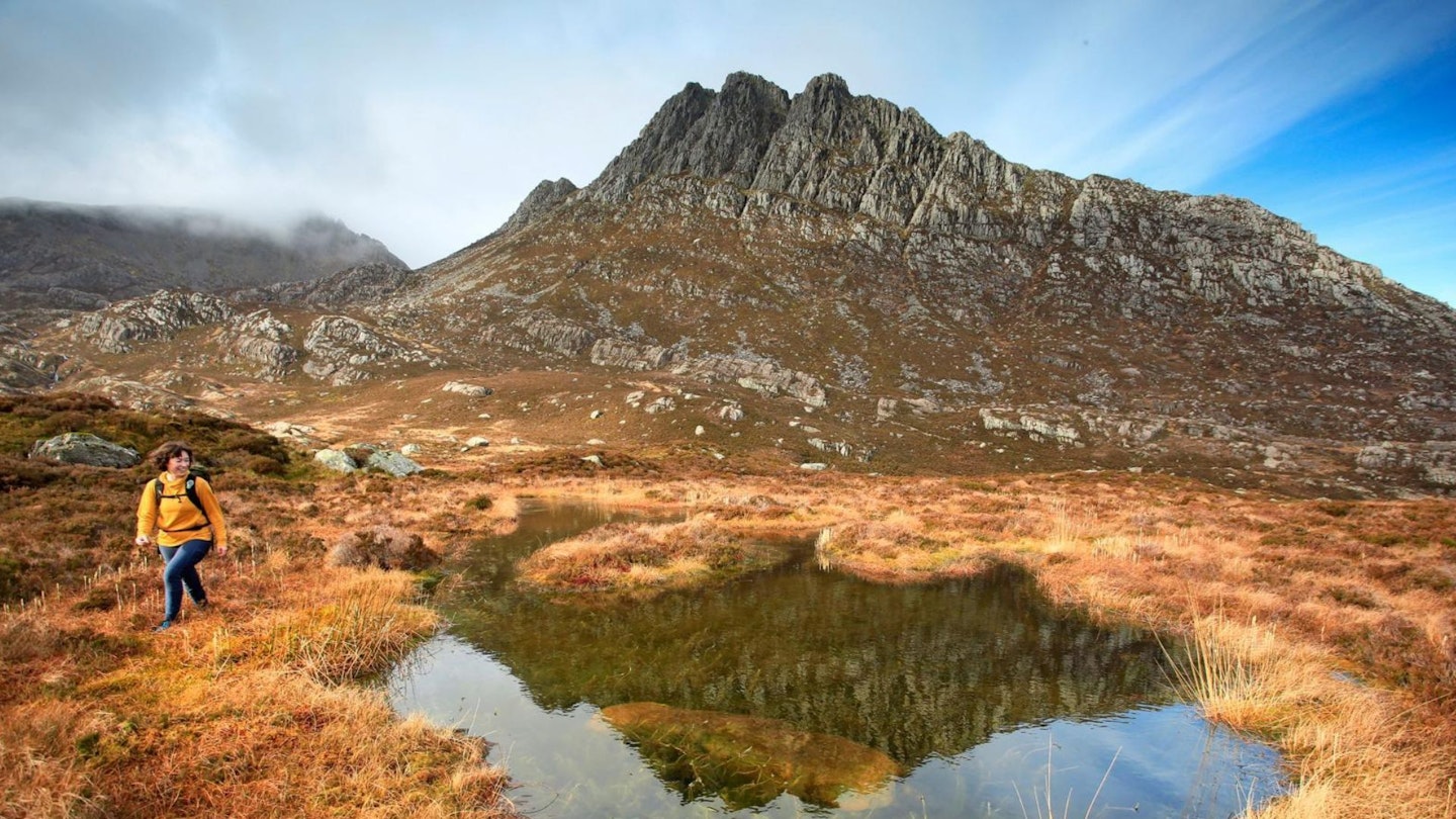 Bristly Ridge _ Tryfan seen from Cwm Tryfan on the eastern