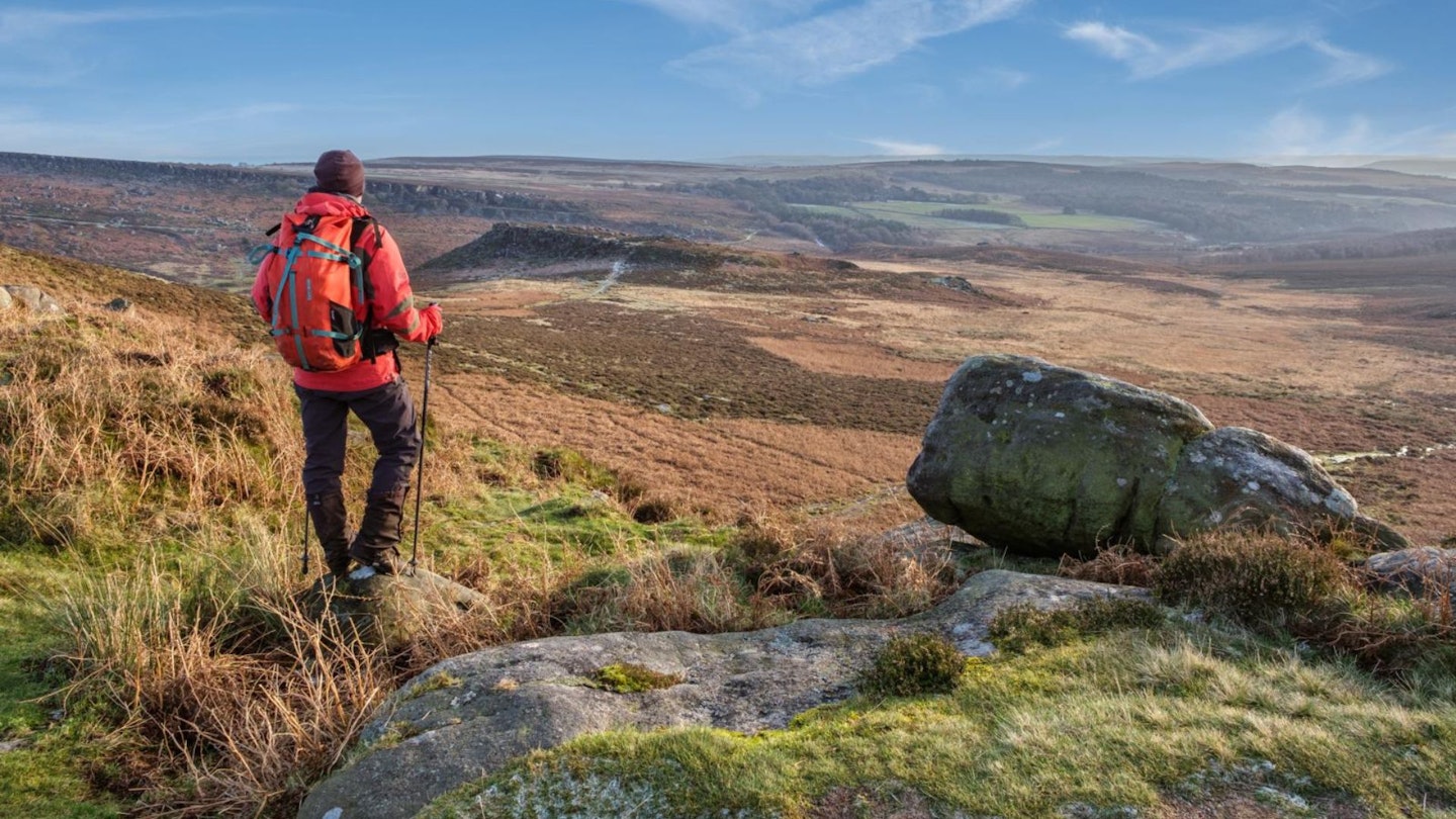 Descending from Higger Tor