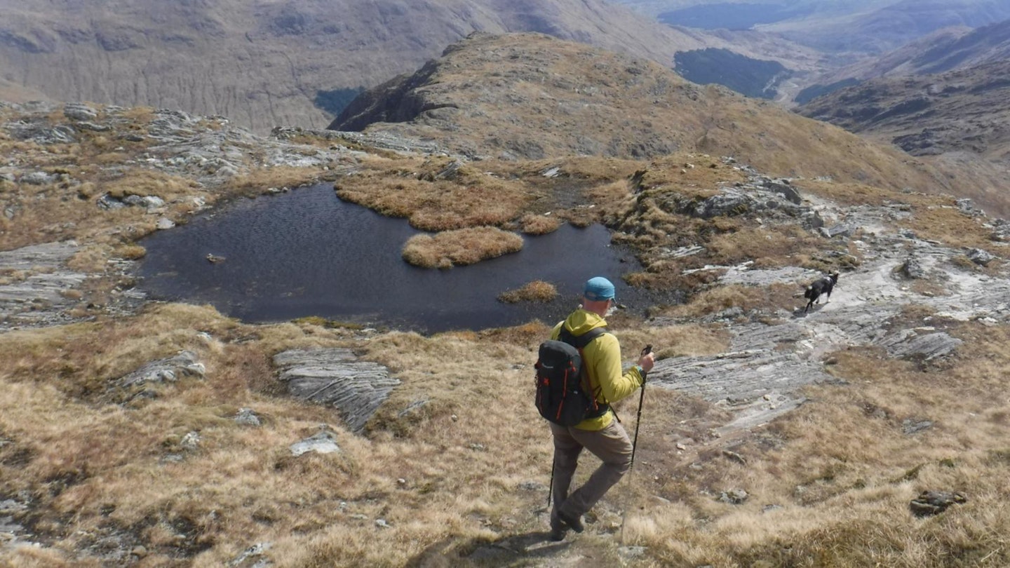 Descending to Sgurr a Choire Rhiabhaich