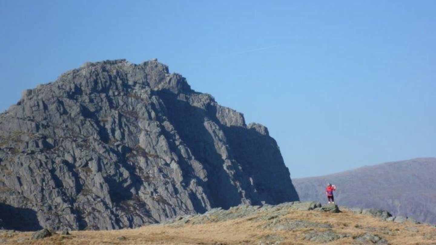 East face of Tryfan just before descendign to Cwm Tryfan