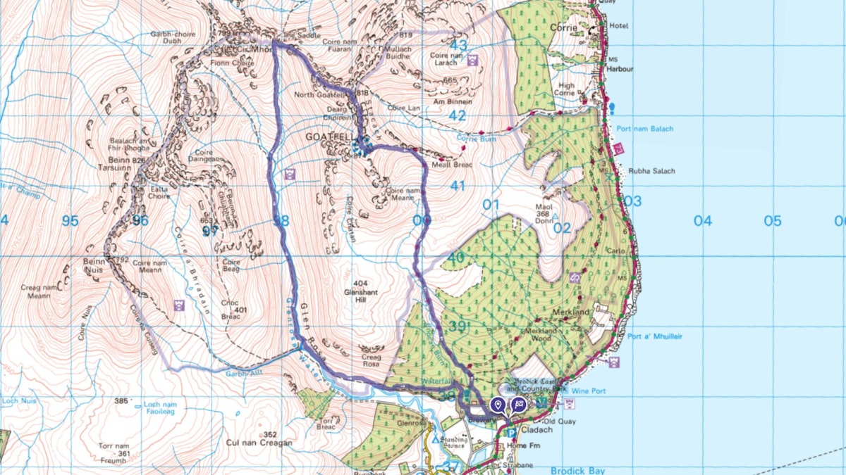 Goatfell and Glen Rosa | Walking guide to Arran's finest hill.