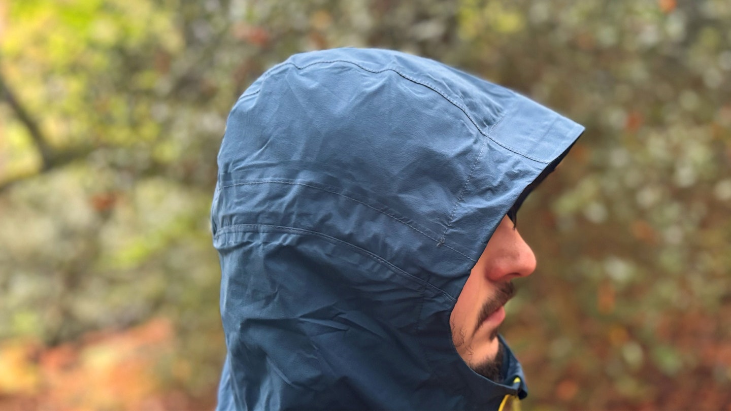 La Sportiva Pocketshell waterproof running jacket hood