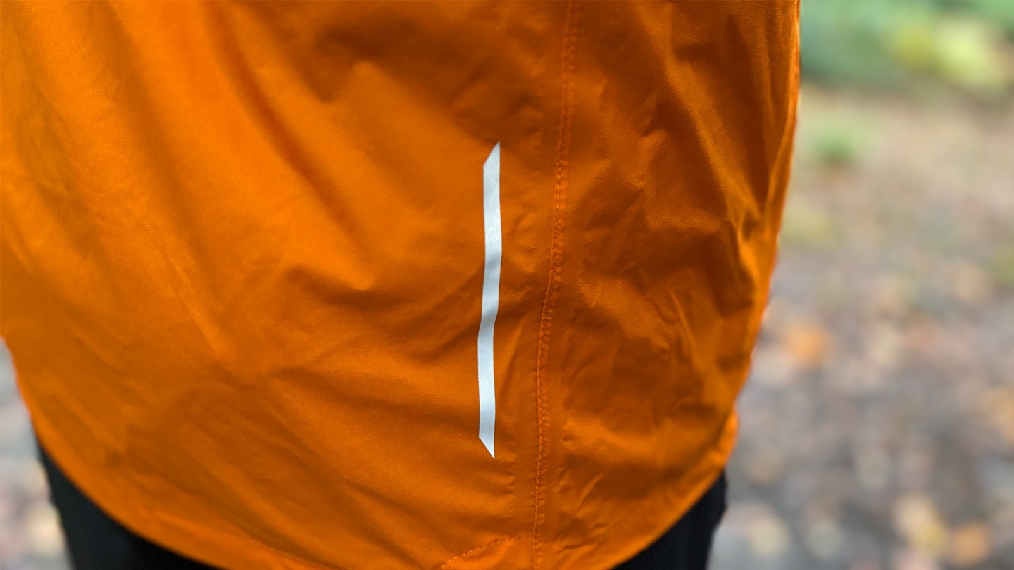 La Sportiva Pocketshell waterproof running jacket reflective strip