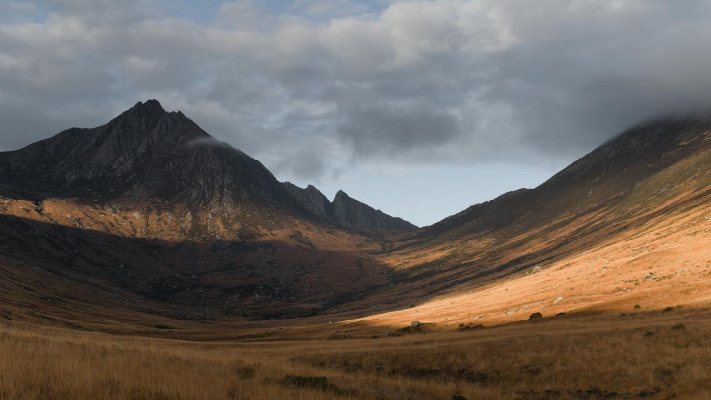 Looking north up Glen Rosa to Cir Mhòr