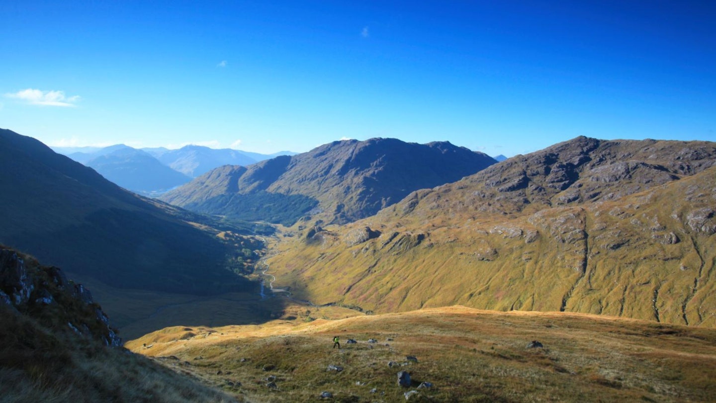 Low on Sgurr Thuilm Sgurr nan Coireachan in the distance (2)