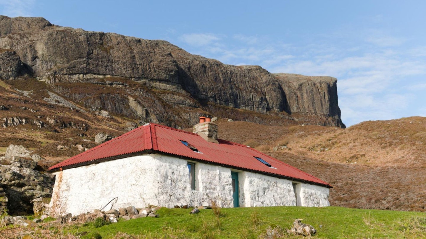 One building at Grulin Uachdrach has been restored