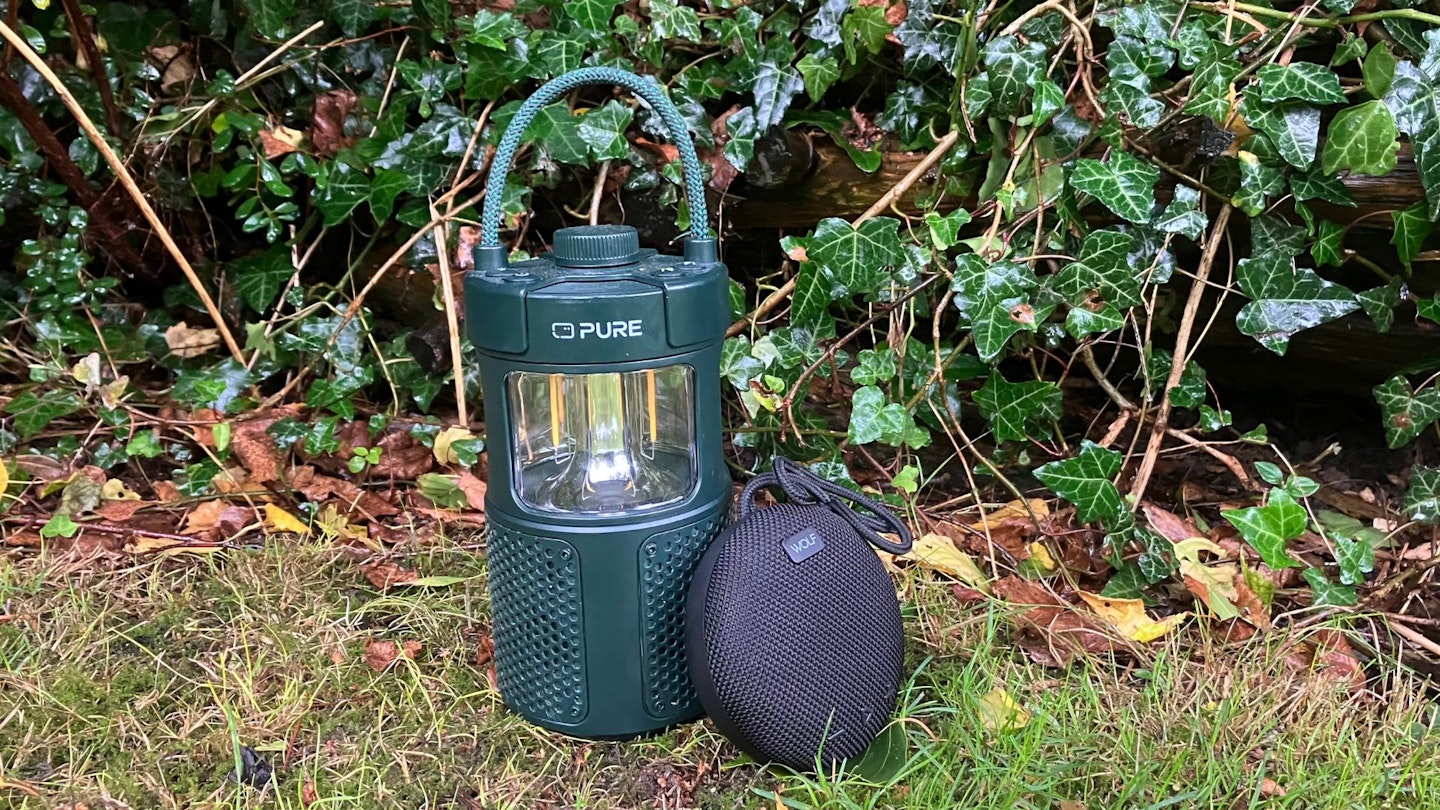 Portable camping speakers tested in the rain