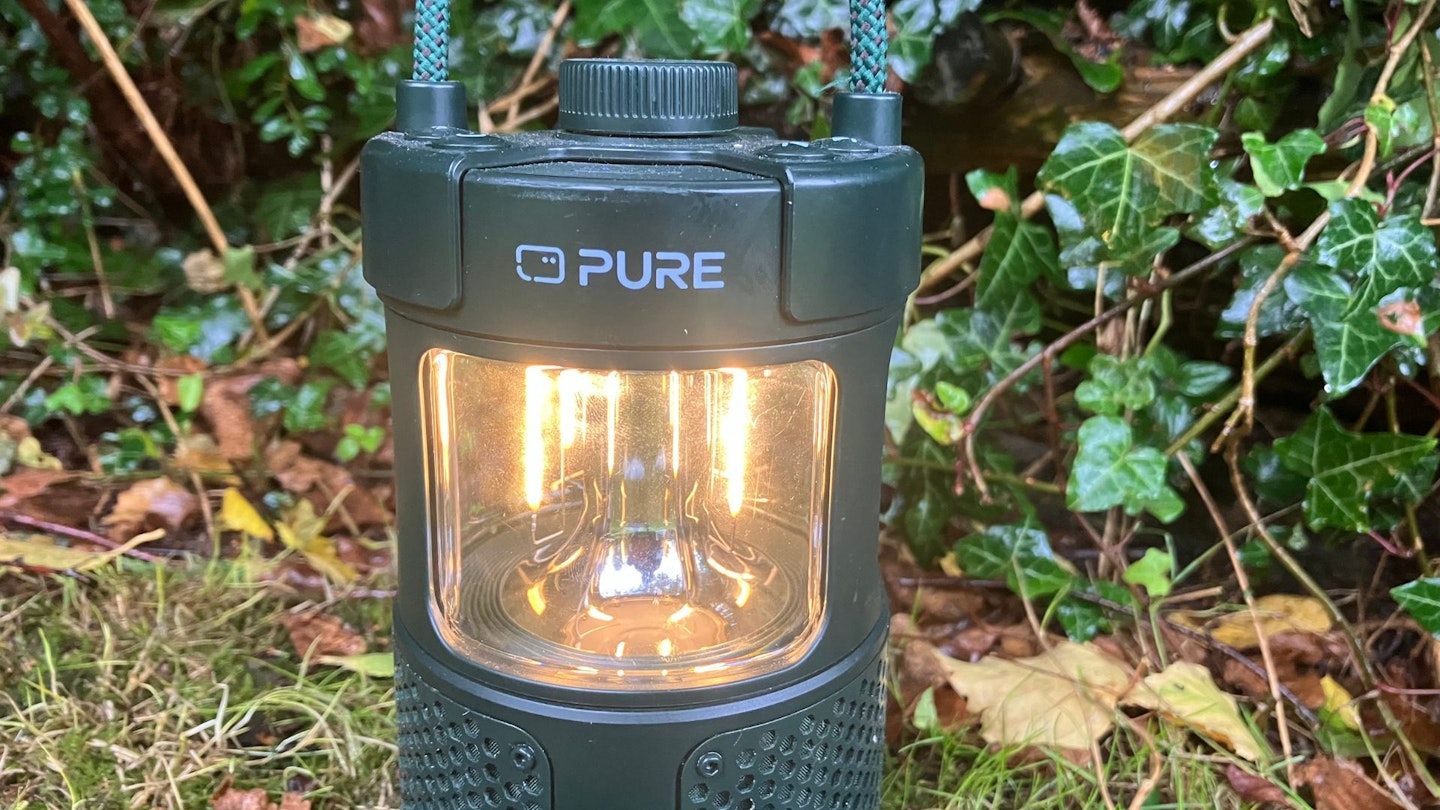 Pure Woodland Glow outdoor speaker dimmable light