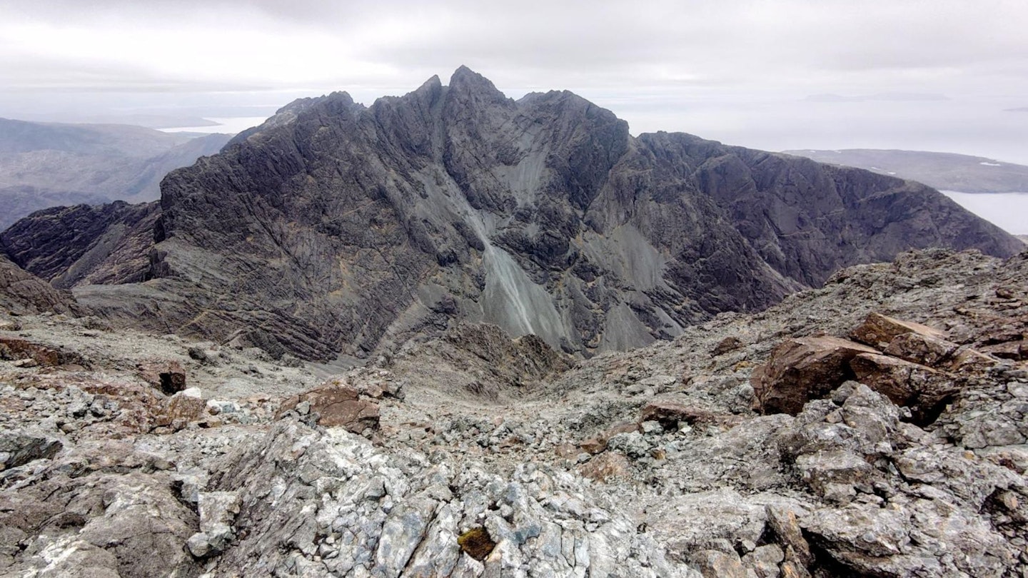 Sgurr Alasdair and the great stone chute