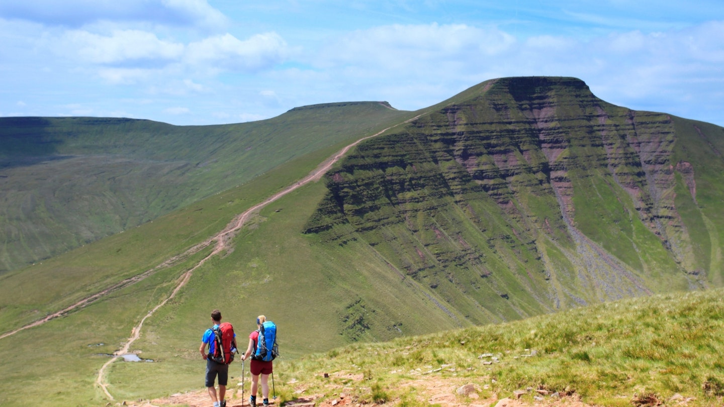 Heading for Pen y Fan