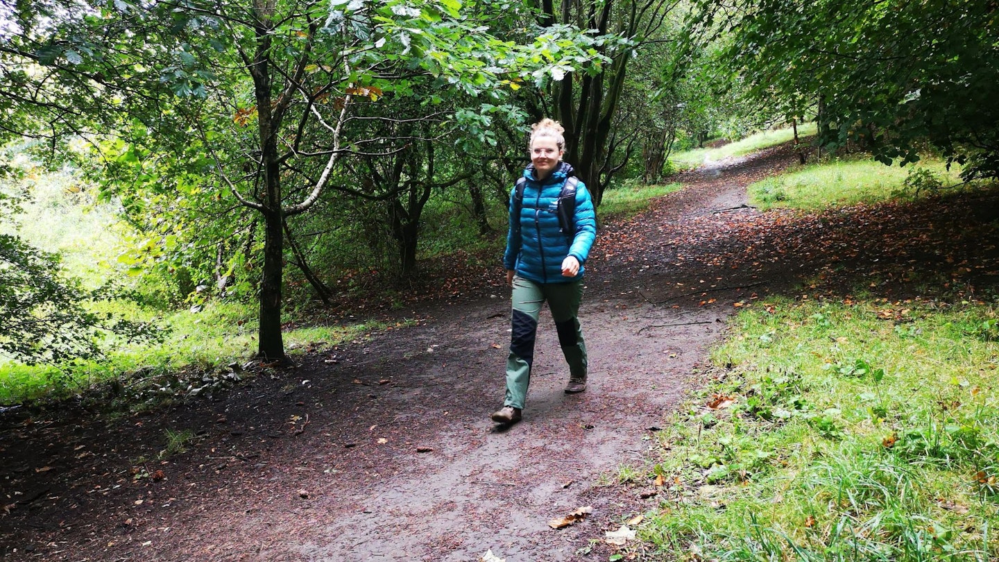 Alpkit Ardent pant in testing