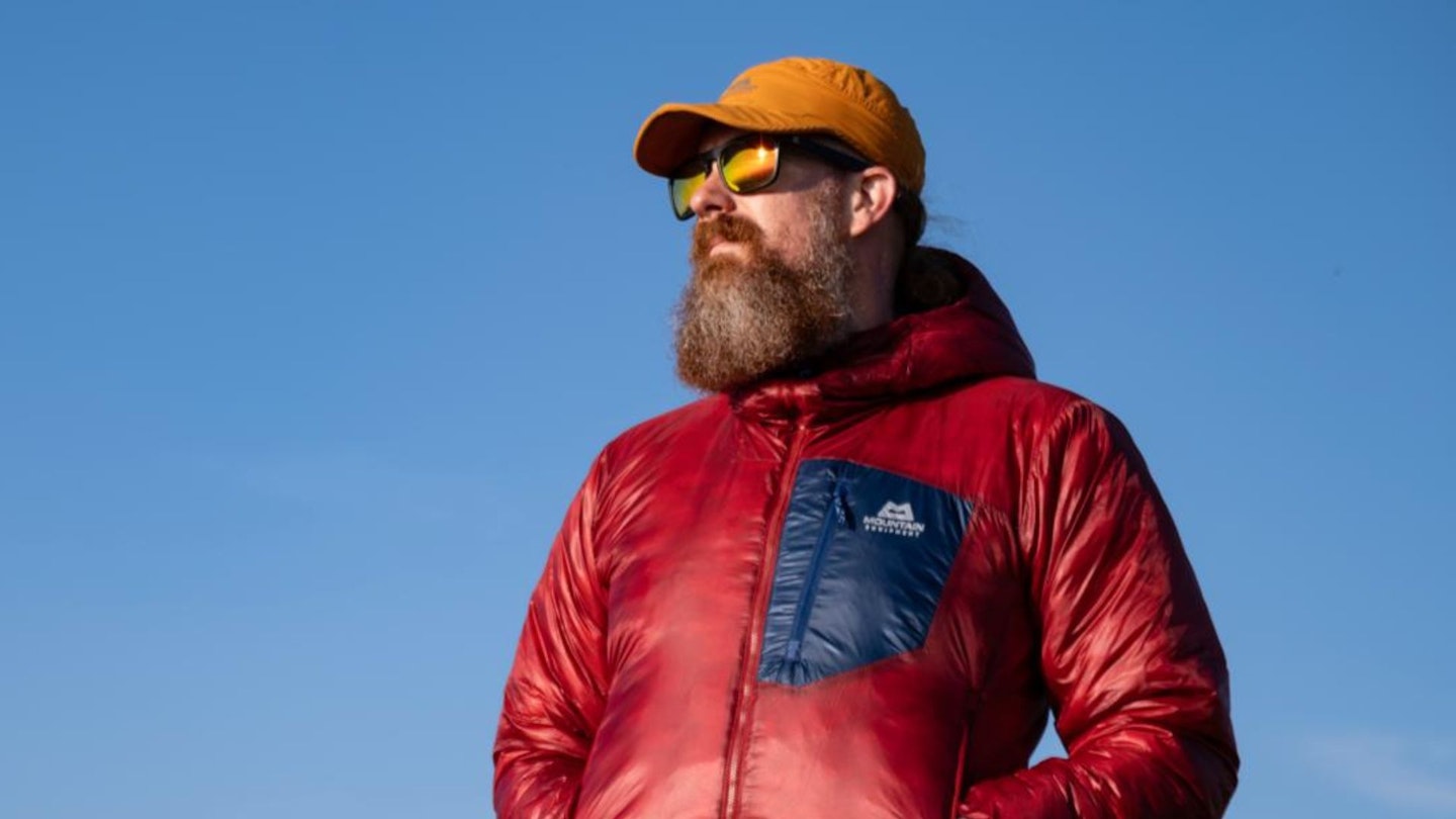 Ben Weeks from Trail magazine testing the Mountain Equipment Oreus Jacket