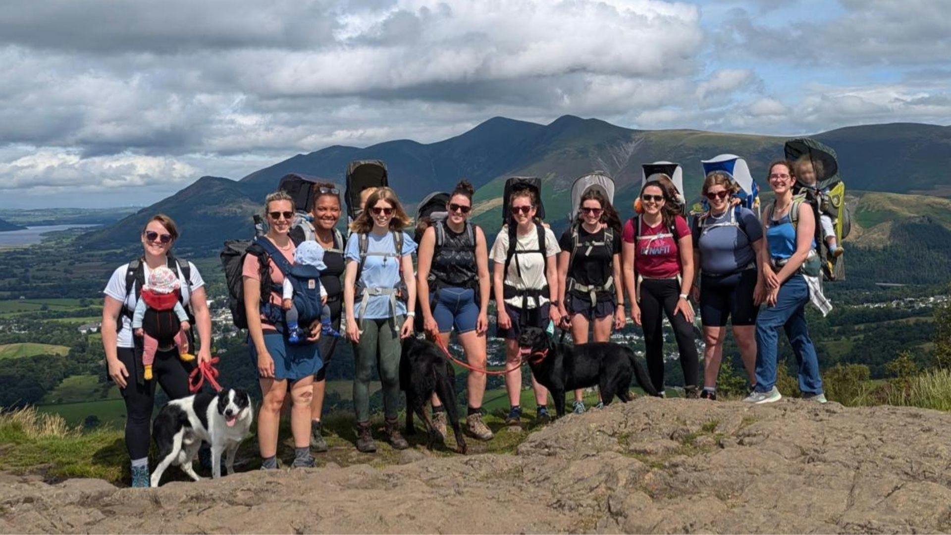 Blaze Trails Lake District walking group for new parents