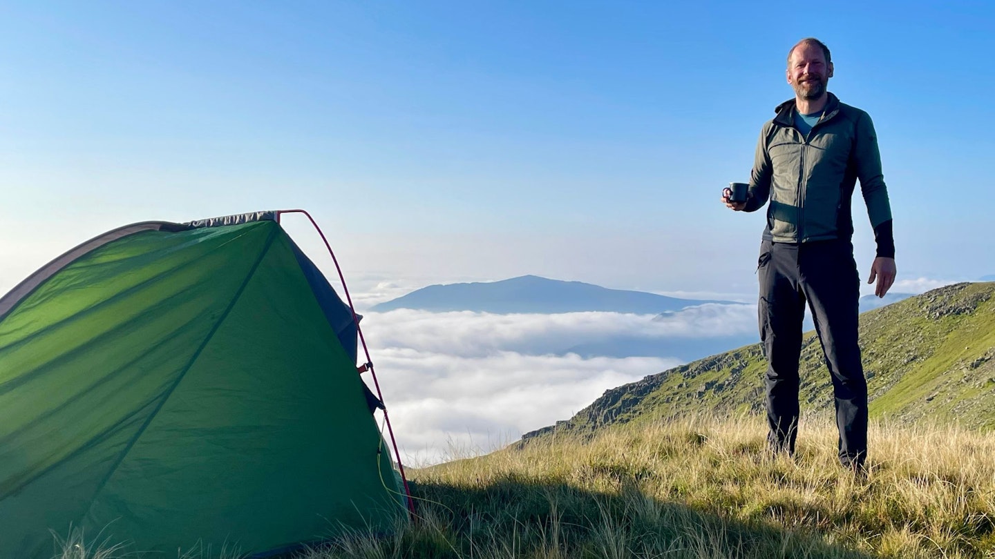 Camping on Carnedd Llewelyn Snowdonia