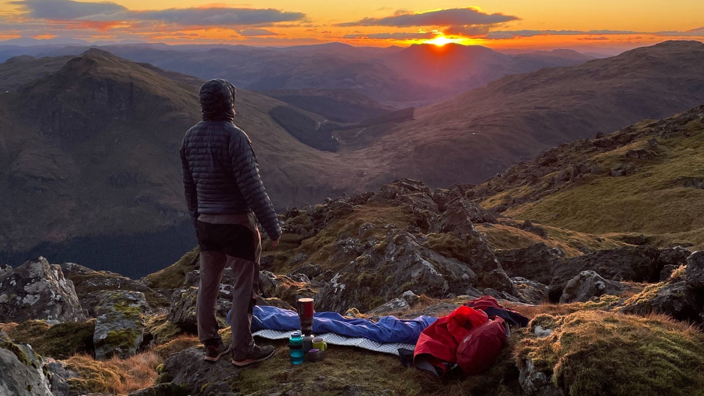 Camping on The Cobbler Ben Arthur Arrochar Alps South Highlands