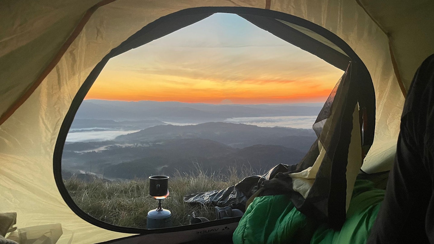 Camping on Wetherlam Lake District