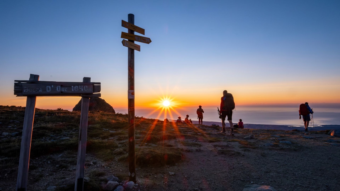 Corsica GR20 Day 10 sunrise summit