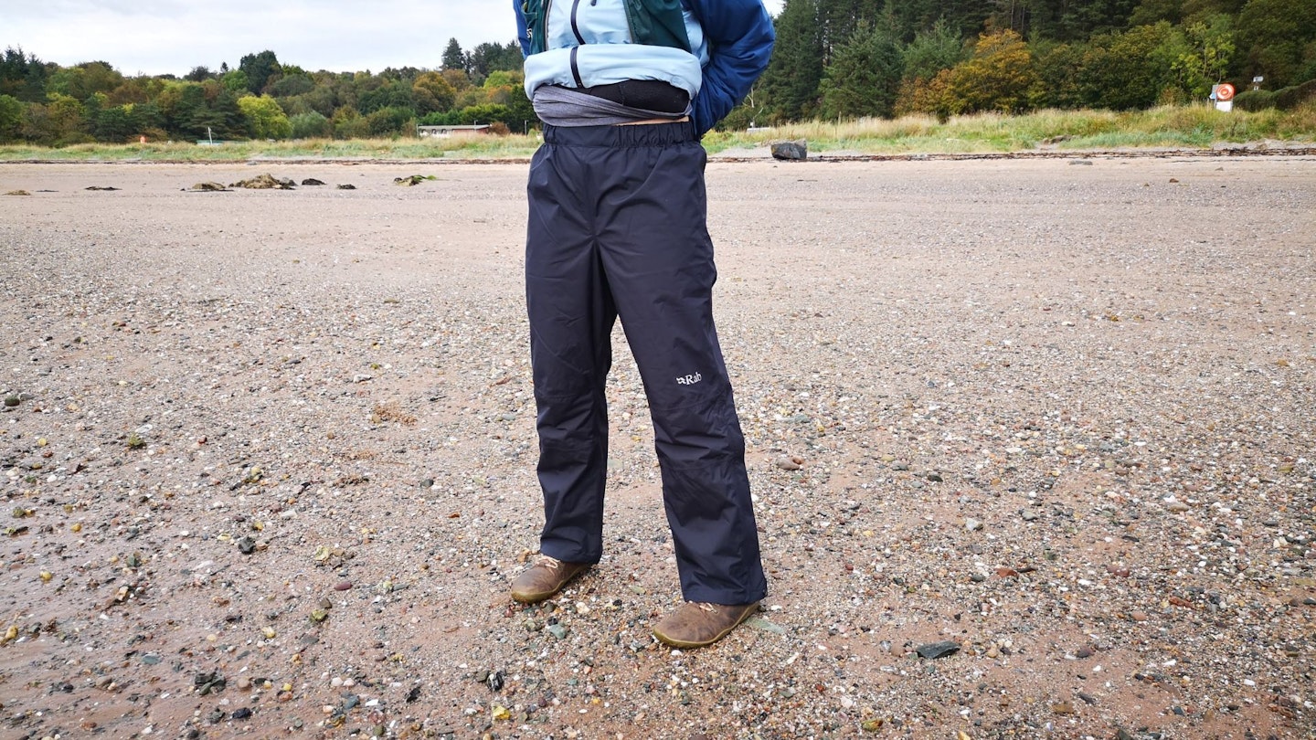 Fit for rab waterproof trousers