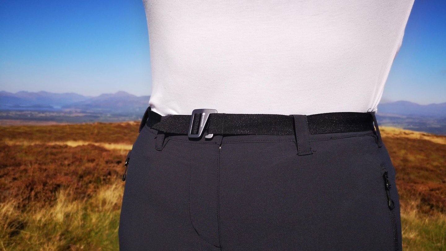 Montane Stretch Trousers S-belt detail