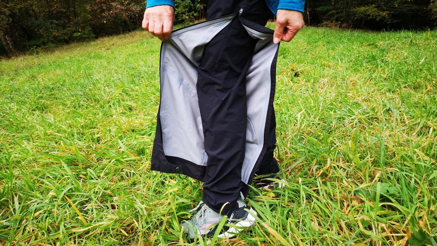 Patagonia Granite Crest Rain Pants zip