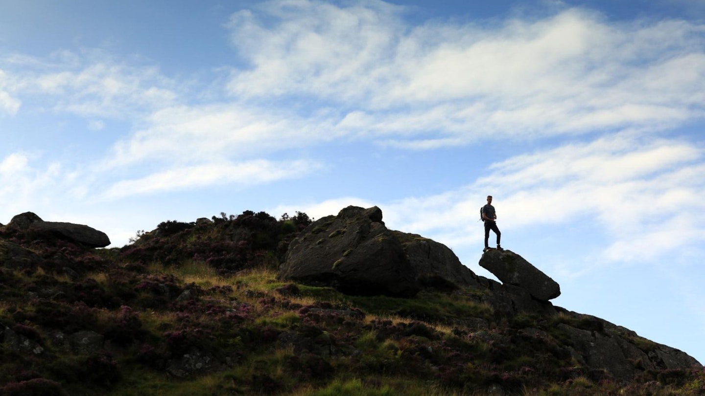 Rocks on the south side of Harter Fell Lake District