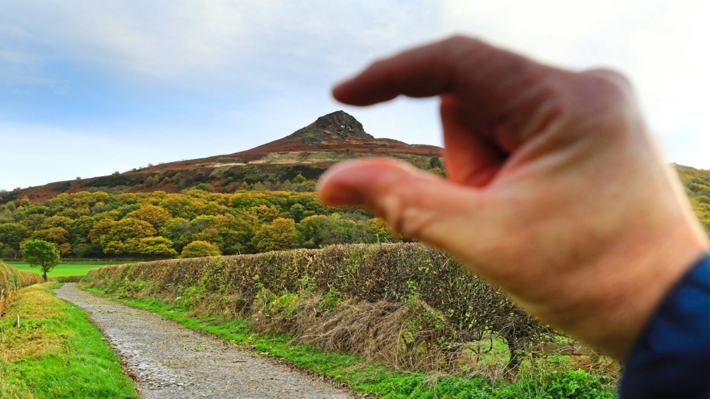 Roseberry Topping from Roseberry Lane North York Moors