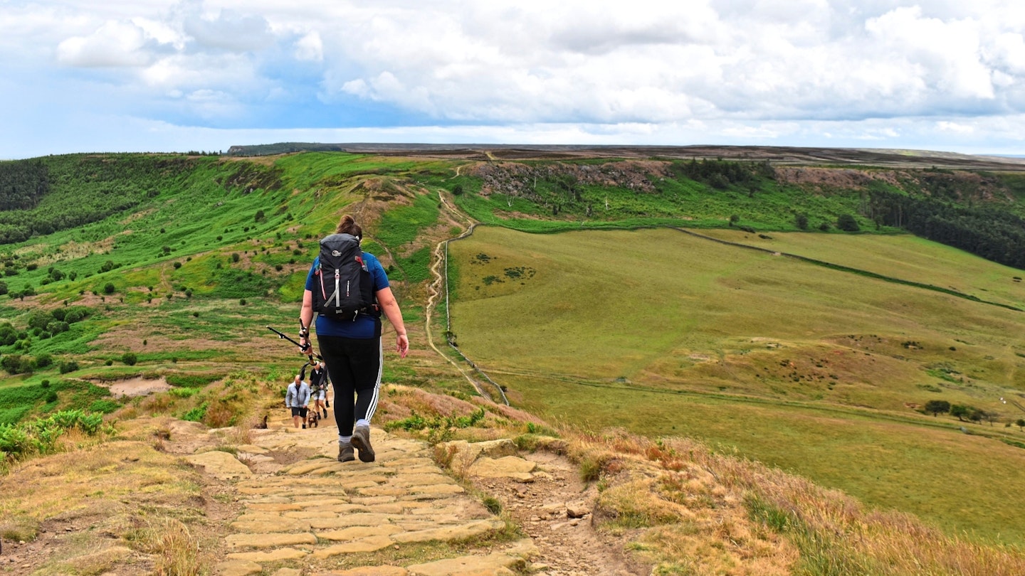 Walker on Roseberry Topping