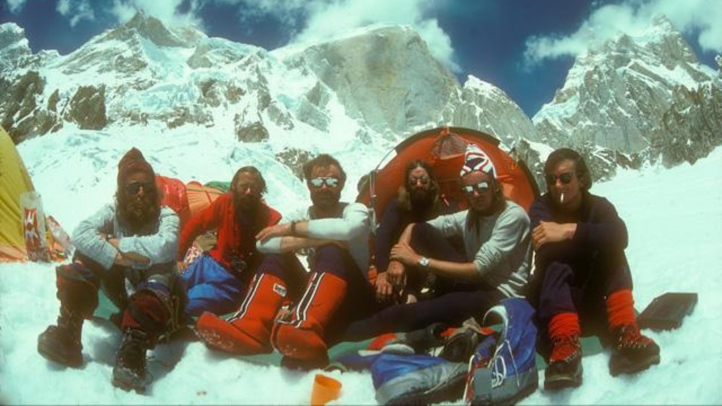 Sir Chris Bonington and team on the Ogre expedition in 1977