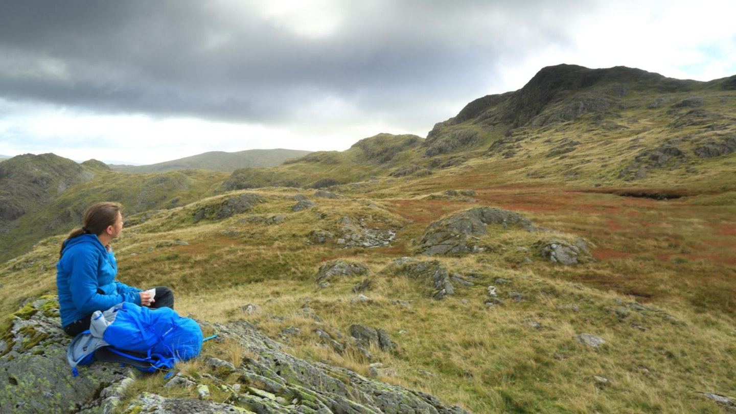 Climbing Glaramara via Thornythwaite Fell Lake District