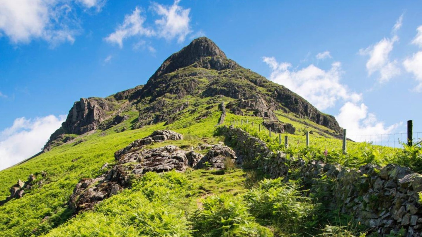 Climbing Yewbarrow Lake District