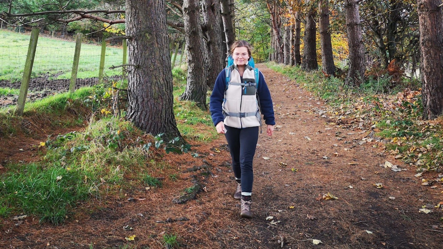 Finisterre Bolster Full Zip Fleece in action