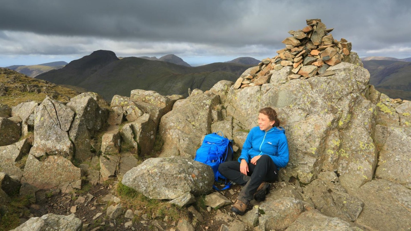 Glaramara summit Lake District