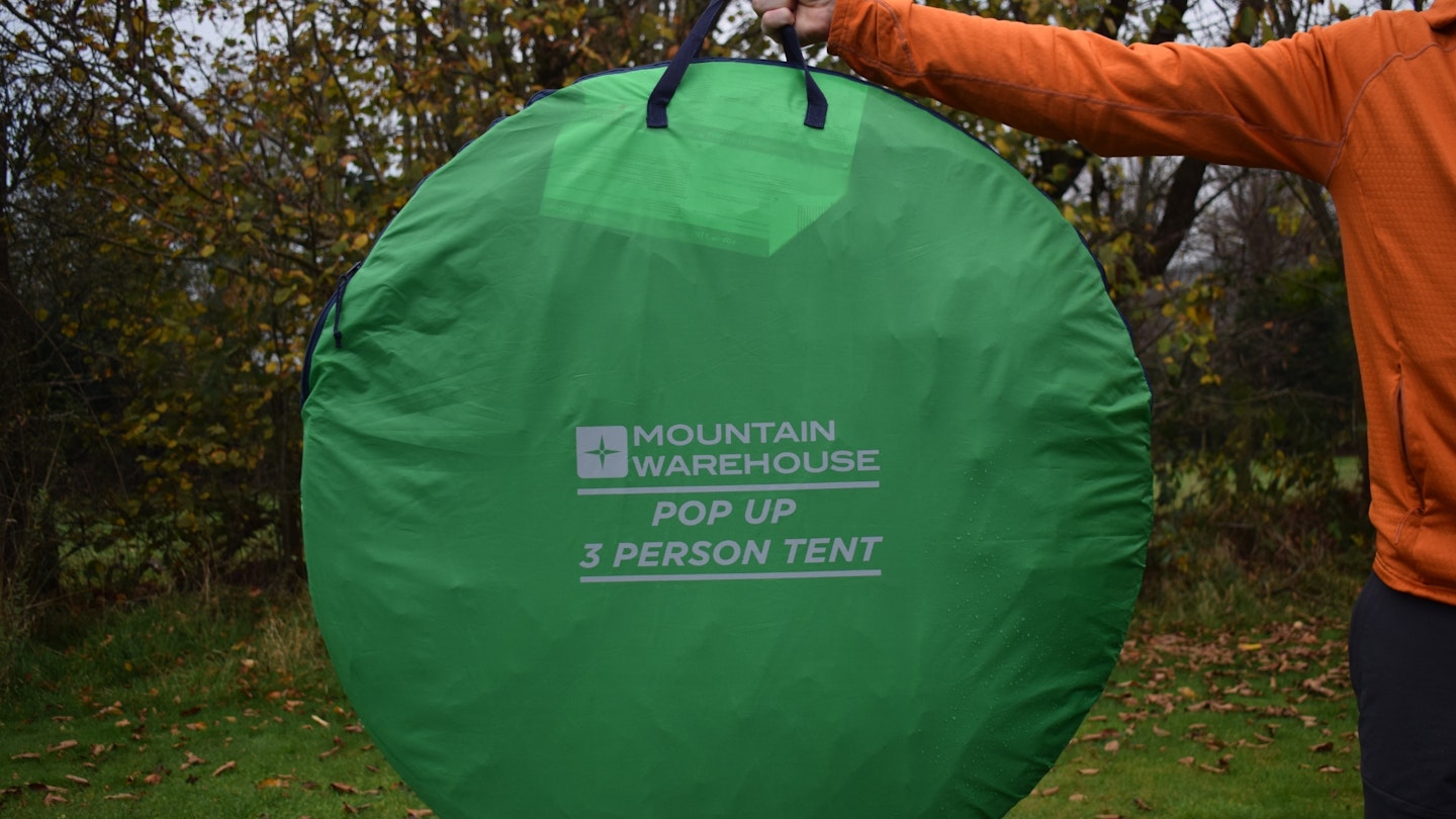 Mountain Warehouse Pop Up 3 Man tent