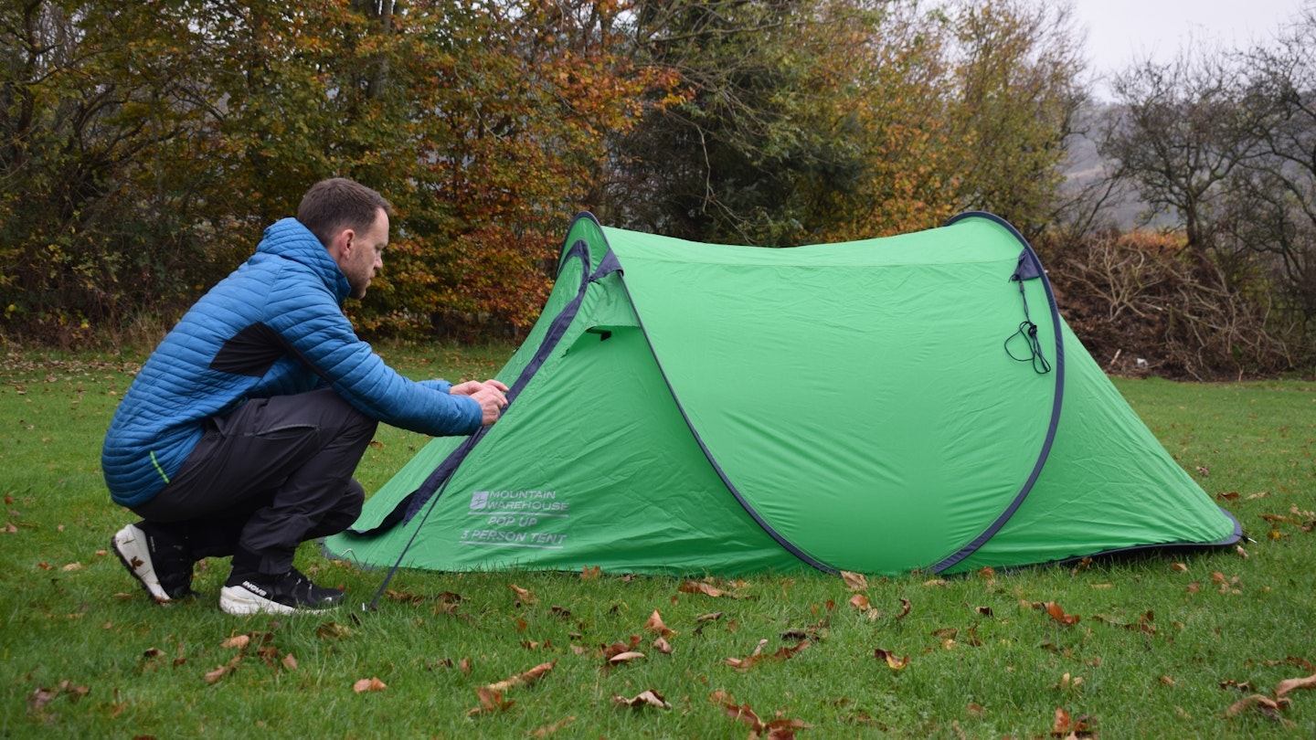 Mountain Warehouse Pop Up 3 Man tent