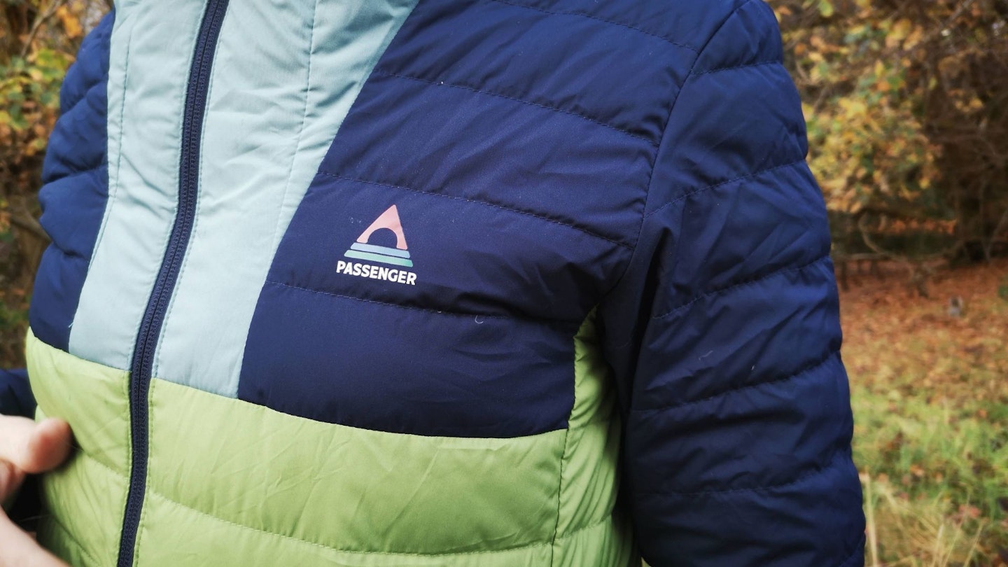 Northstar Down Recycled Jacket passenger logo